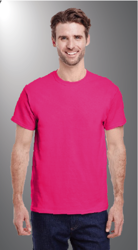 Gildan G500 Blank front Bright Pink
