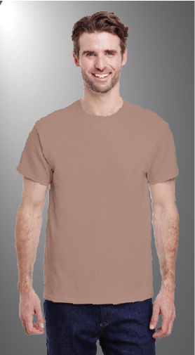 Gildan G500 Blank front Brown