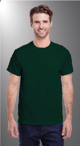 Gildan G500 Blank front Dark Green