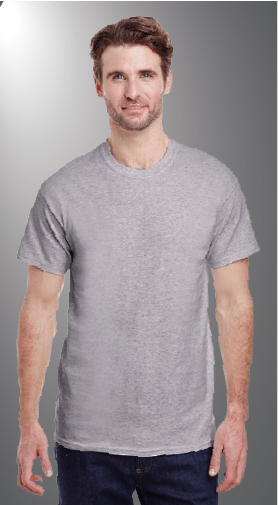 Gildan G500 Blank front Gray