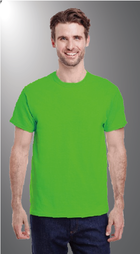 Gildan G500 Blank front Lime Green