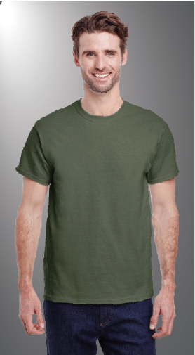 Gildan G500 Blank front Military Green