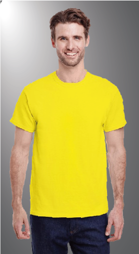 Gildan G500 Blank front Yellow