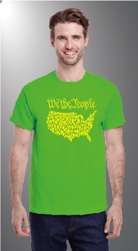 G500 People Map front Lime Green