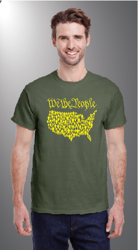 G500 People Map front Military Green
